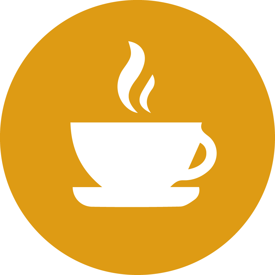 Koffie picto oranje